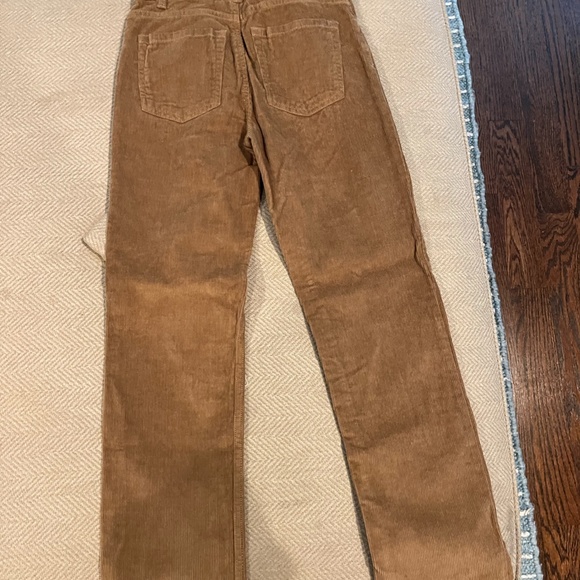 Lands End Boys Brown Corduroy Pants Size 10 Slim - Picture 3 of 3